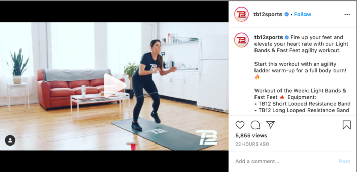 TB12's at-home workouts